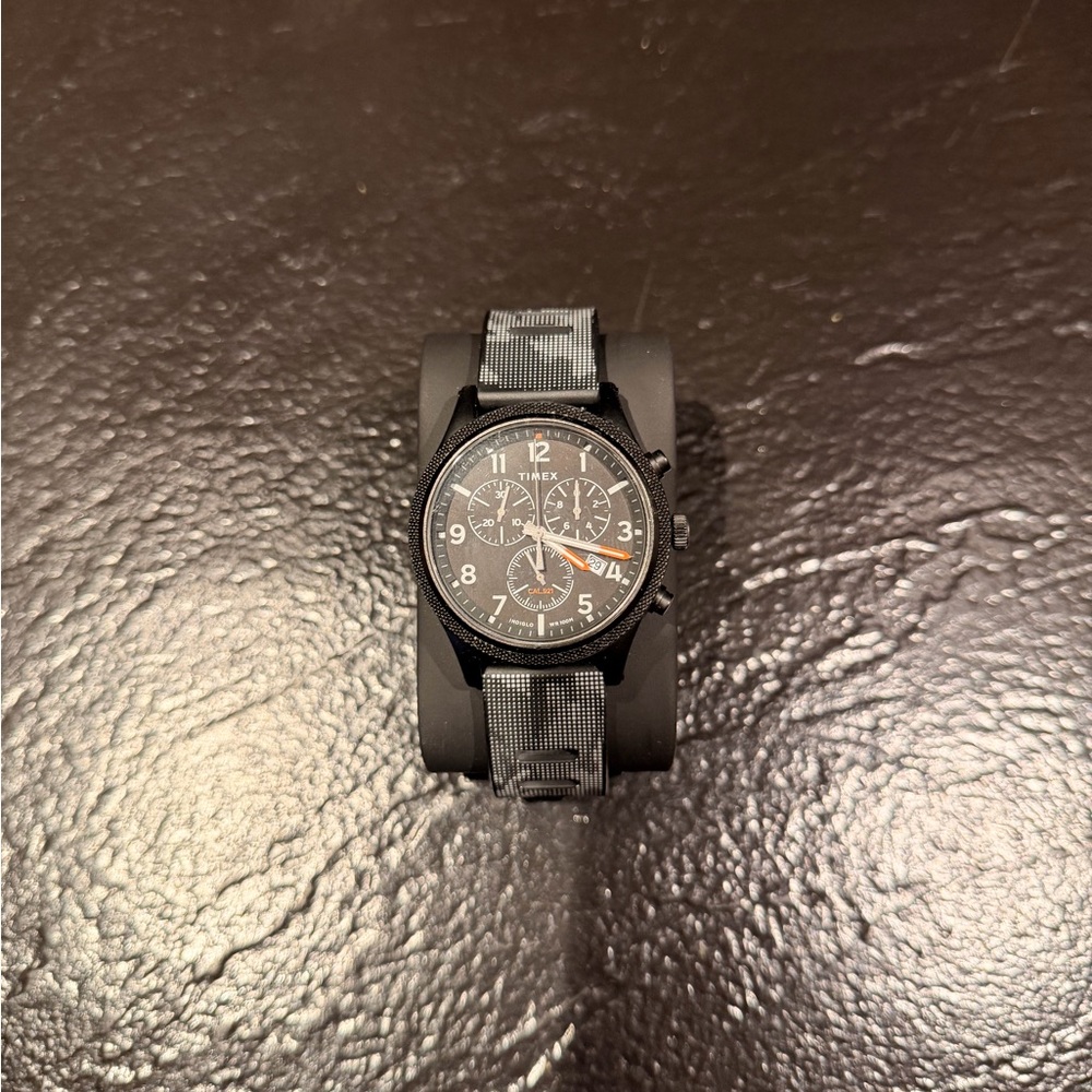 Timex Men’s Chronograph Watch with Changeable Bands (Needs Battery)
